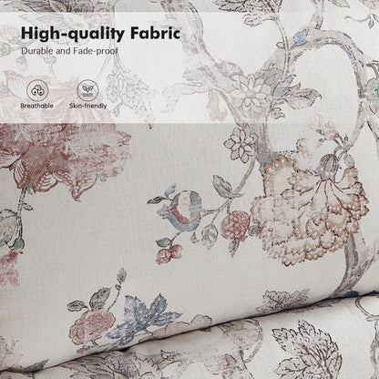 Fauteuil inclinable manuel classique Terri avec accoudoirs coupés et clous pour salon par HULALA HOME