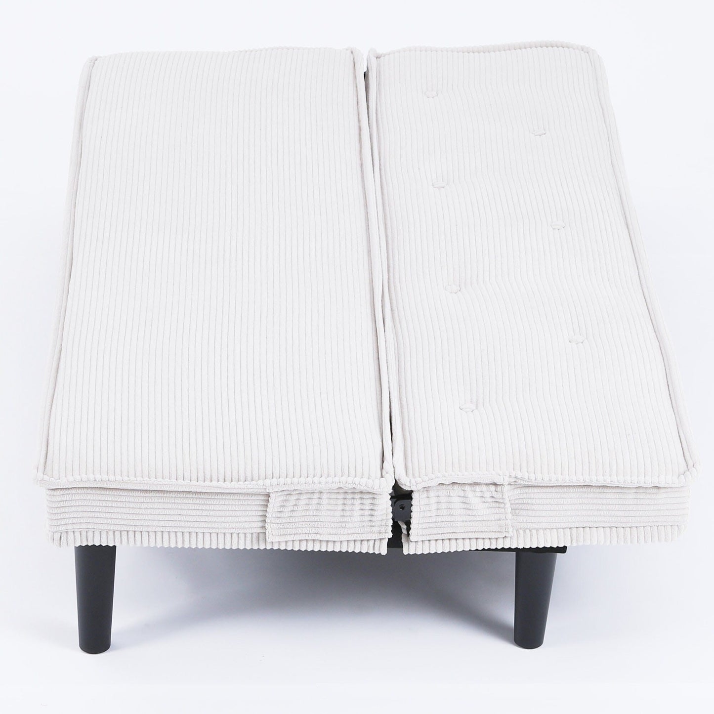 Ce canapé-lit en velours côtelé de 66 pouces peut s'adapter de manière flexible au salon, à l'appartement et à la chambre