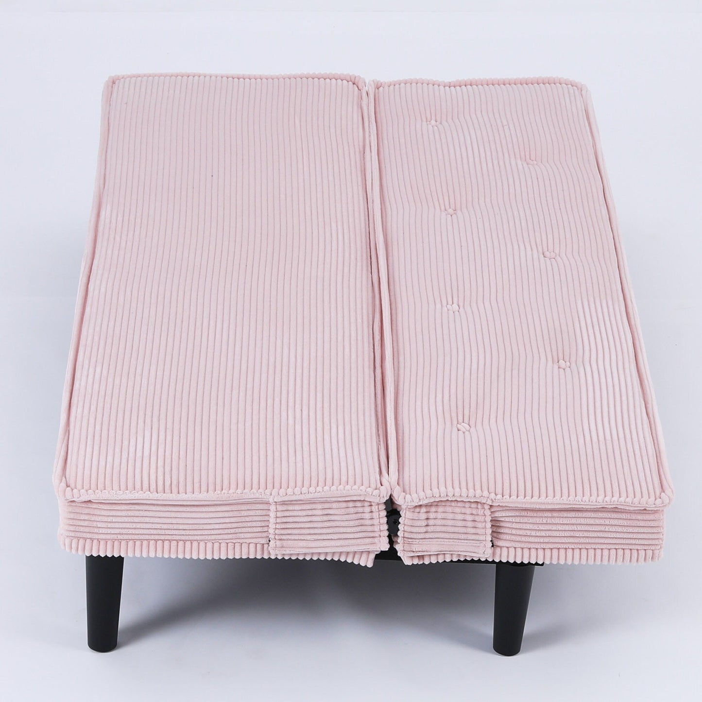 Ce canapé-lit en velours côtelé de 66 pouces peut s'adapter de manière flexible au salon, à l'appartement et à la chambre