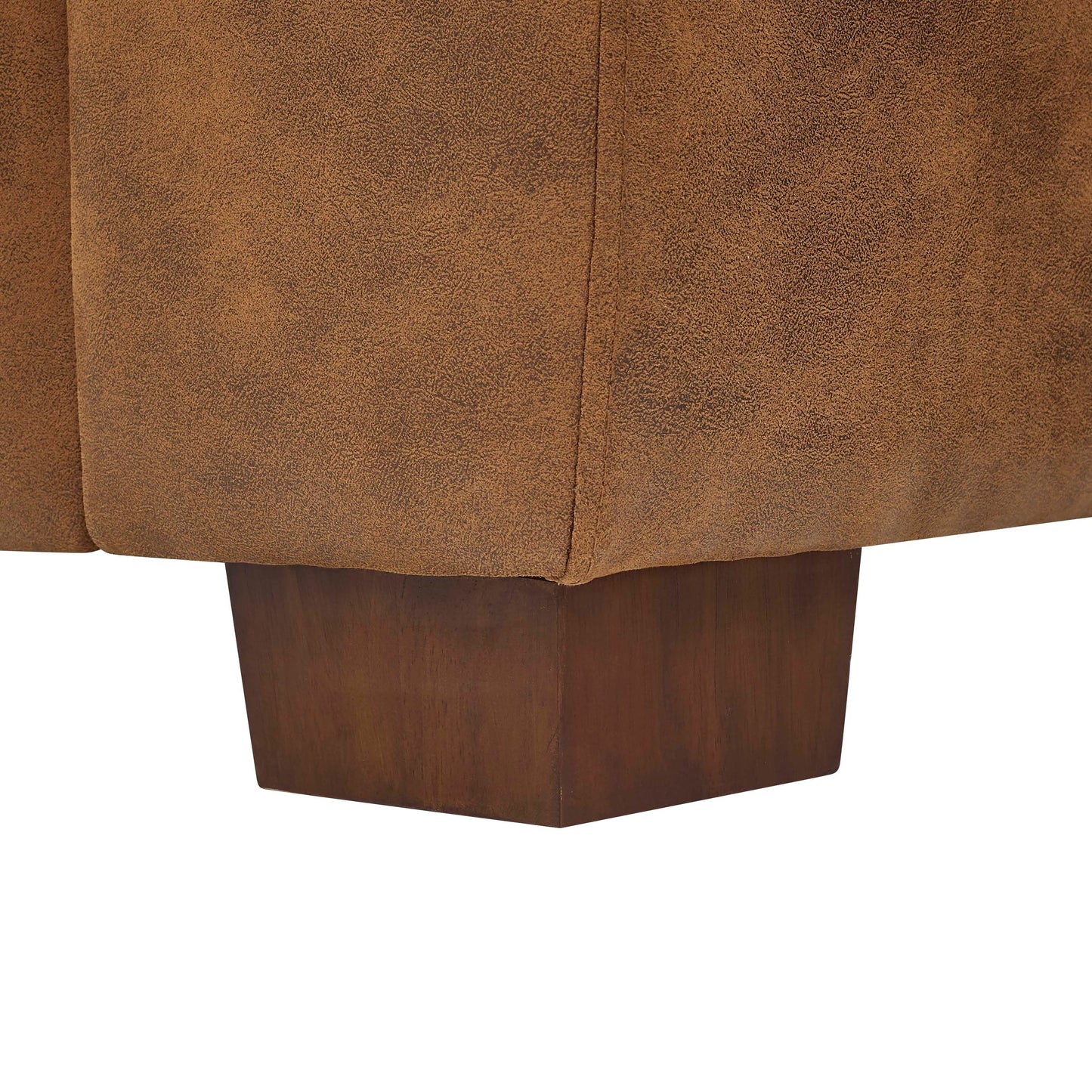 Canapé trois places en cuir - 30,5 P x 81 L x 34,5 H