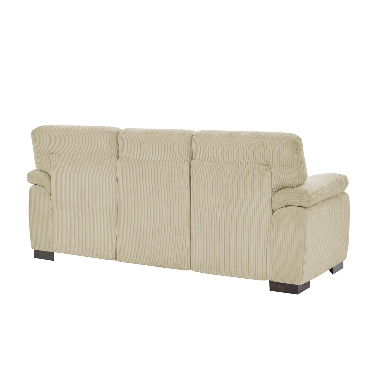 Canapé trois places en cuir - 30,5 P x 81 L x 34,5 H