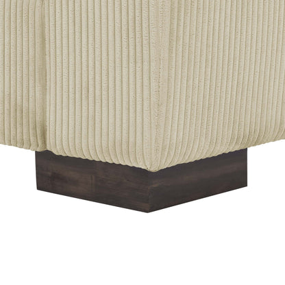 Canapé trois places en cuir - 30,5 P x 81 L x 34,5 H