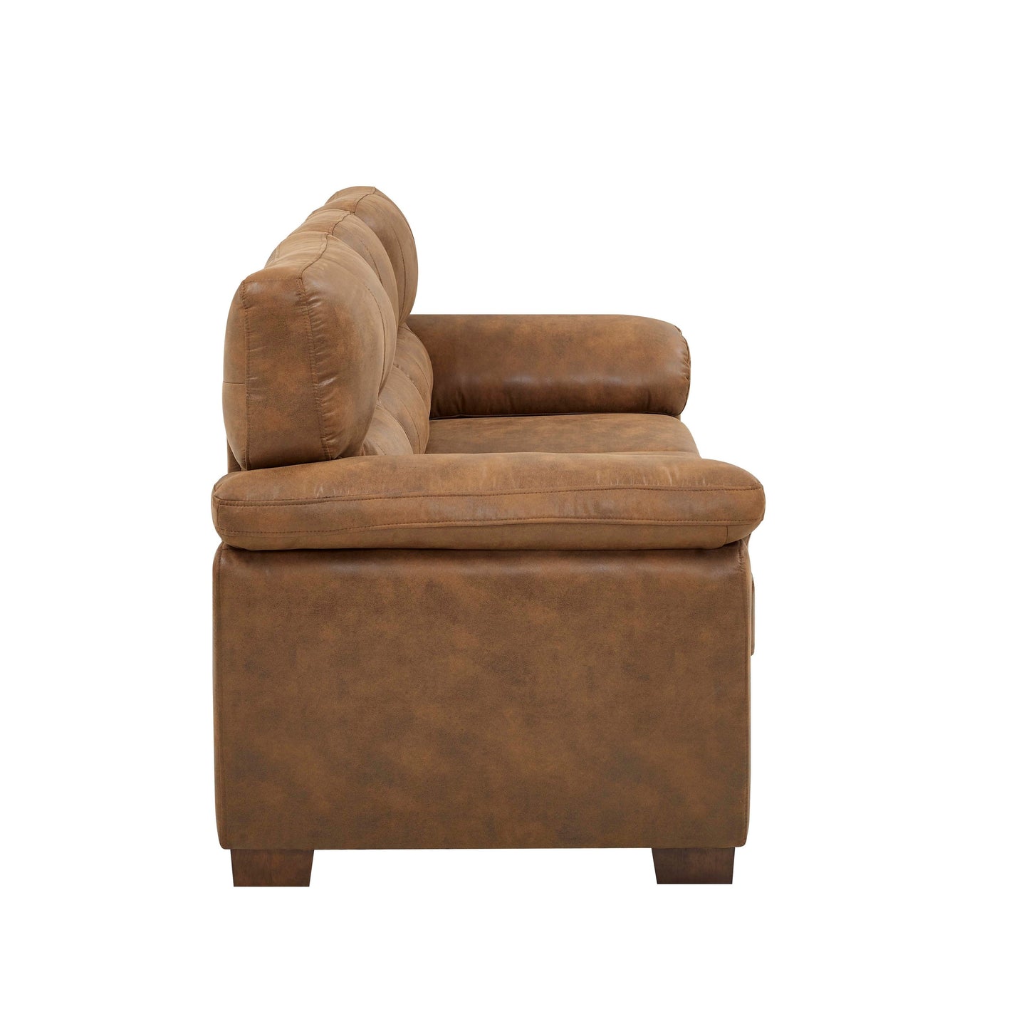 Canapé trois places en cuir - 30,5 P x 81 L x 34,5 H