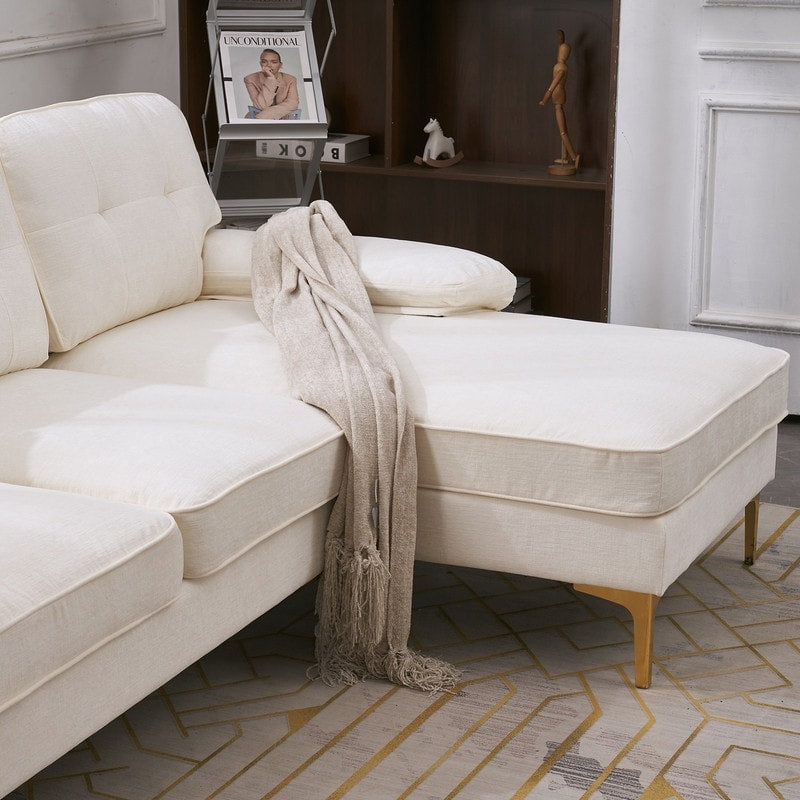 Canapé modulaire d'intérieur trois places, simple et élégant