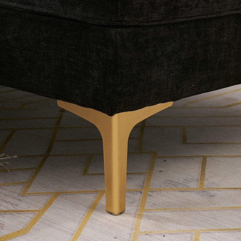 Canapé modulaire d'intérieur trois places, simple et élégant