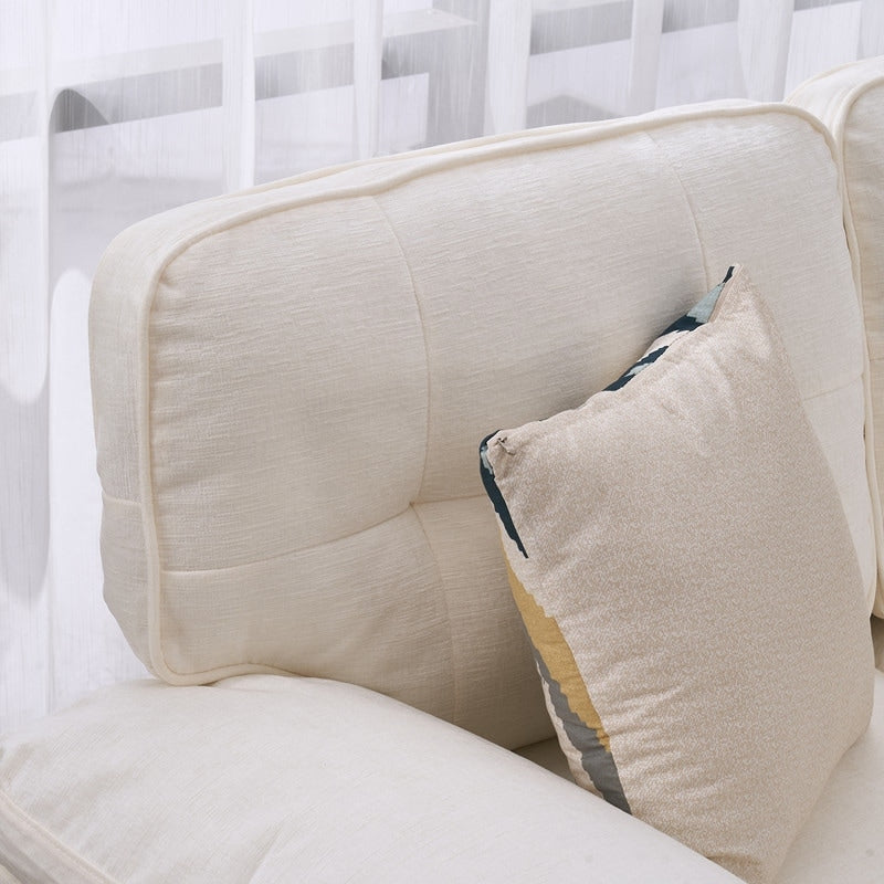 Canapé modulaire d'intérieur trois places, simple et élégant