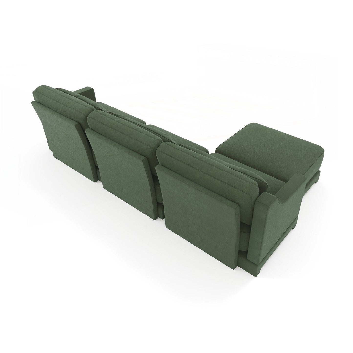 Canapé trois places en chenille