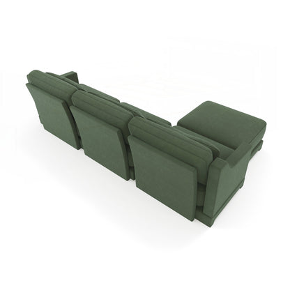 Canapé trois places en chenille