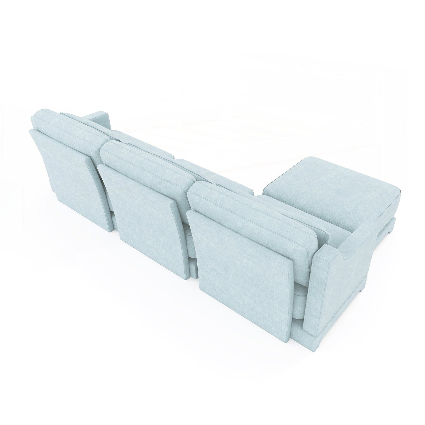 Canapé trois places en chenille