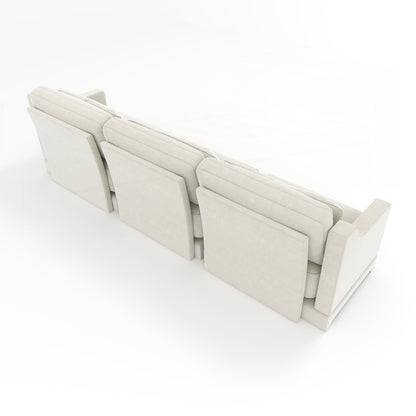 Canapé trois places avec coussin lombaire