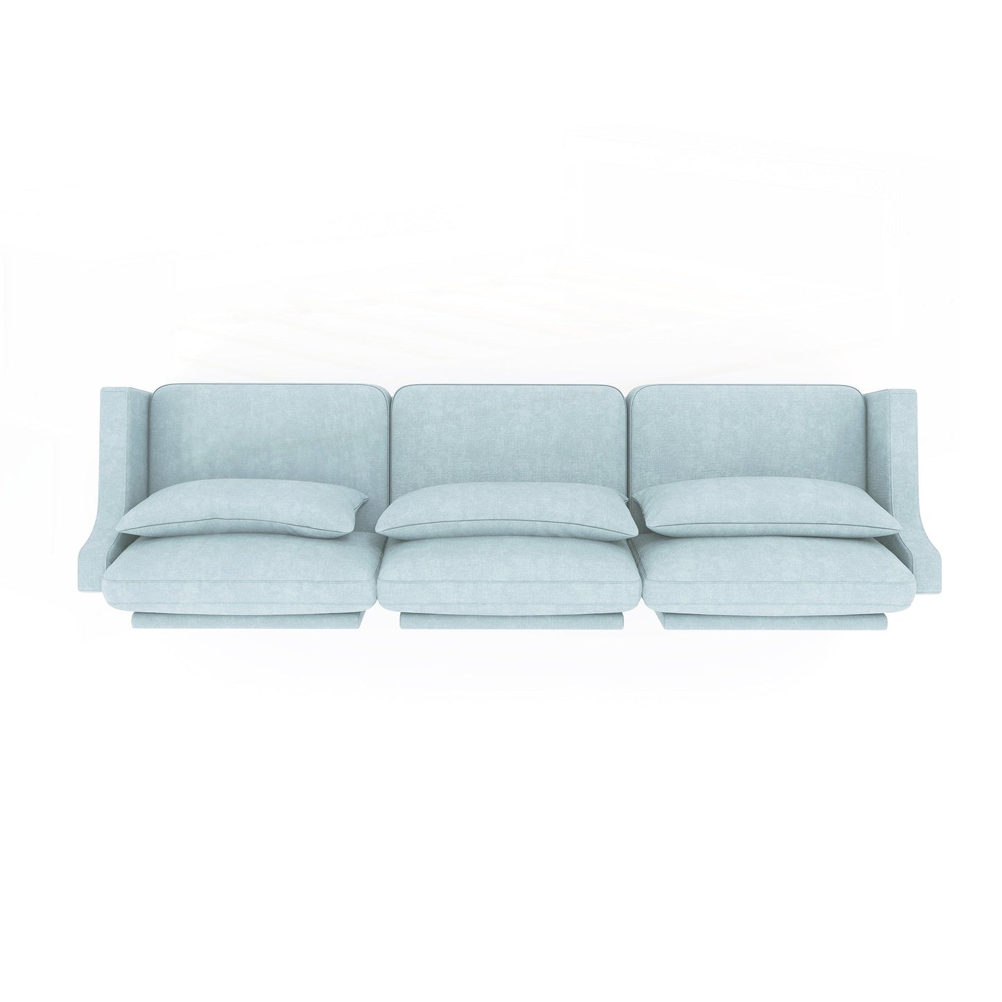 Canapé trois places avec coussin lombaire