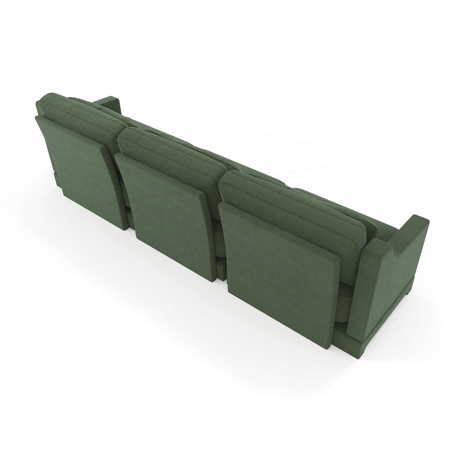 Canapé trois places avec coussin lombaire