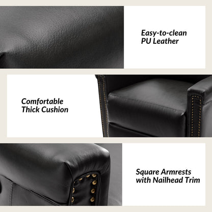 Fauteuil inclinable électrique pivotant et à bascule traditionnel Tobias par HULALA HOME