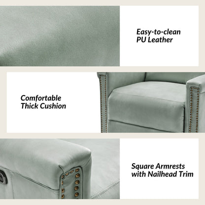 Fauteuil inclinable électrique pivotant et à bascule traditionnel Tobias par HULALA HOME