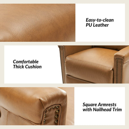 Fauteuil inclinable électrique pivotant et à bascule traditionnel Tobias par HULALA HOME