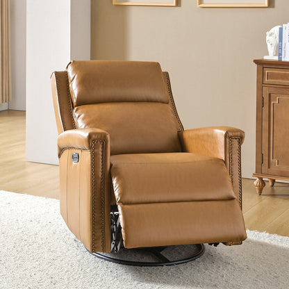 Fauteuil inclinable électrique pivotant et à bascule traditionnel Tobias par HULALA HOME