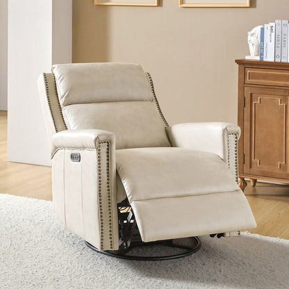 Fauteuil inclinable électrique pivotant et à bascule traditionnel Tobias par HULALA HOME