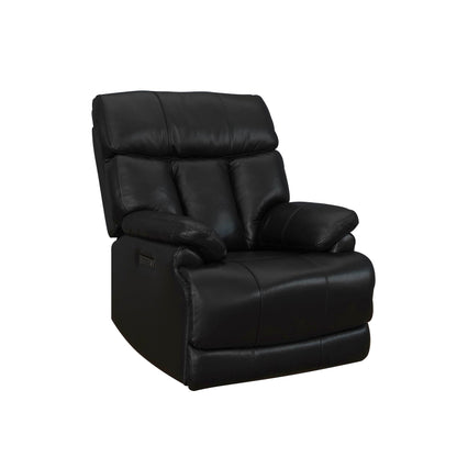 Fauteuil inclinable électrique en cuir pleine fleur, appui-tête réglable, repose-pieds extensible, fauteuil inclinable à gravité zéro