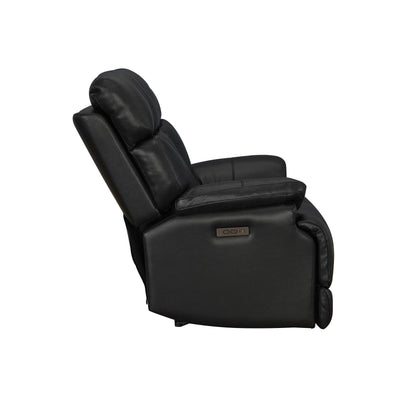 Fauteuil inclinable électrique en cuir pleine fleur, appui-tête réglable, repose-pieds extensible, fauteuil inclinable à gravité zéro