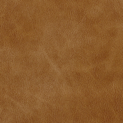 Canapé Tuba, similicuir cognac, coussins en mousse, pin massif, 223 cm