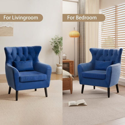 Causeuse en métal avec coussin épais en velours touffeté