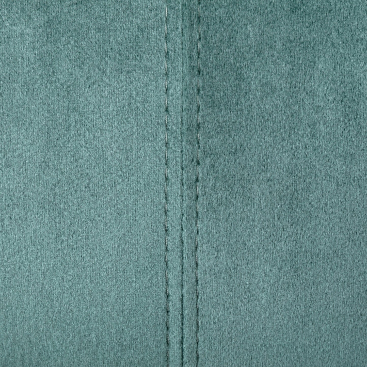 Canapé 3 places en velours turquoise 76,25 avec coutures en canal et pieds en métal pour le salon