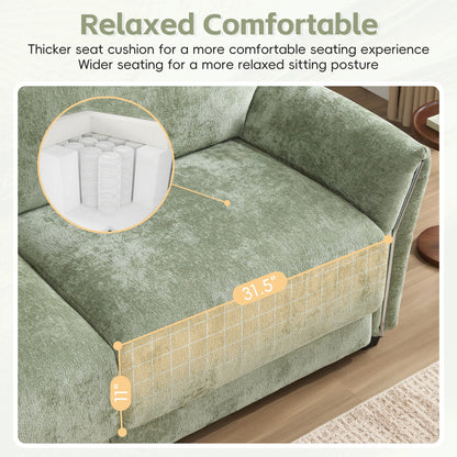 Forme en U avec coussin d'assise extra-large