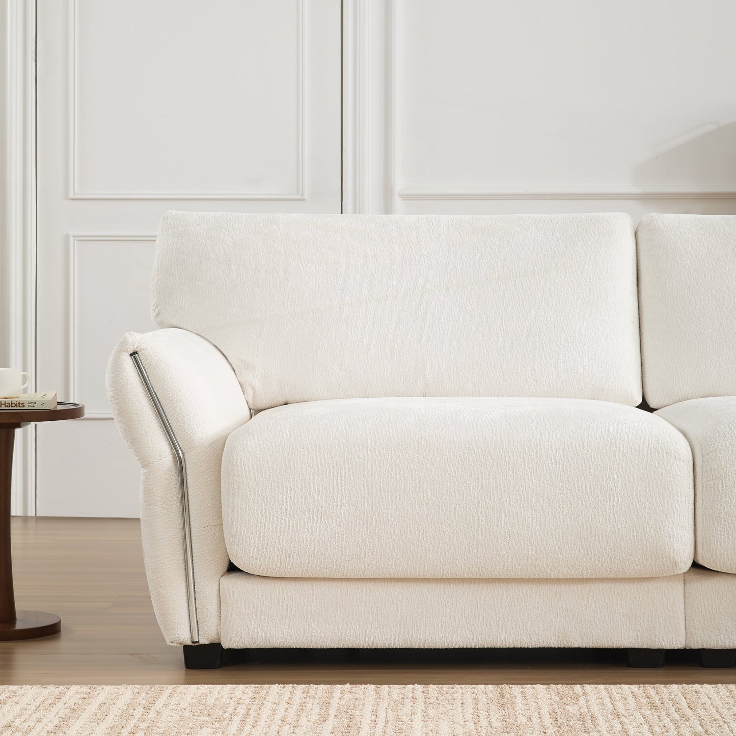 Forme en U avec coussin d'assise extra-large