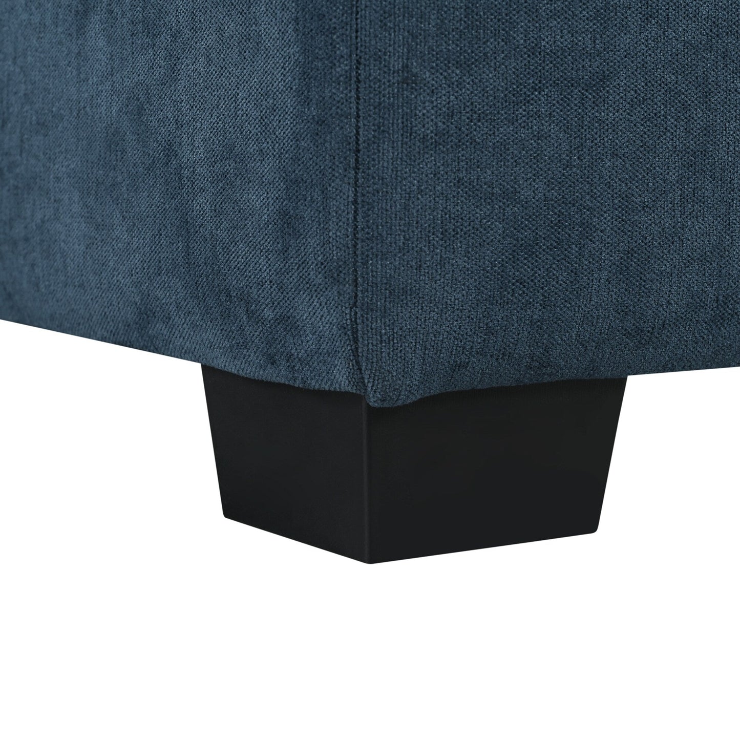 Canapé sectionnel 6 places en lin en forme de U avec 2 poufs de rangement amovibles pour le salon et les home cinémas