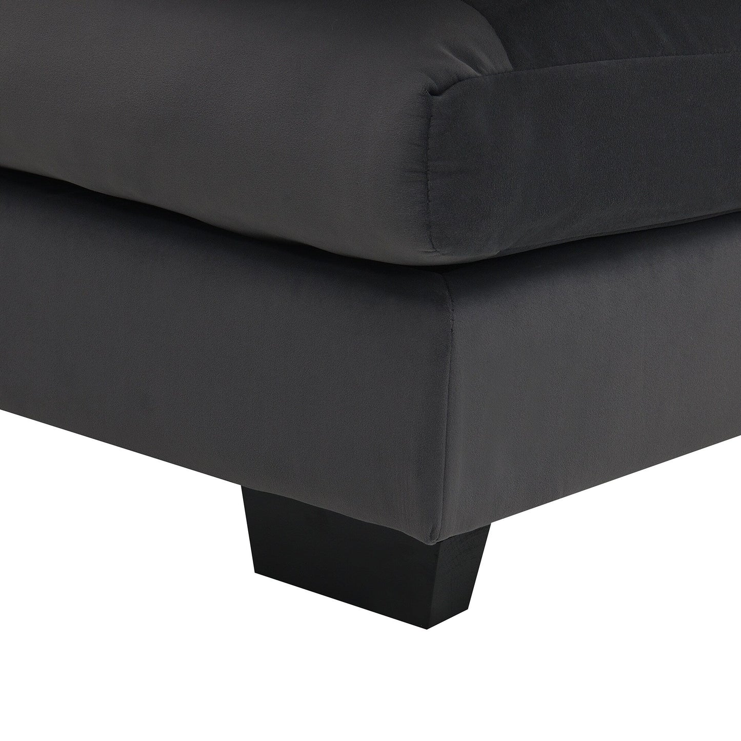 Canapé sectionnel en U avec coussins de taille, canapé symétrique rembourré 6 places, canapé-lit avec méridienne