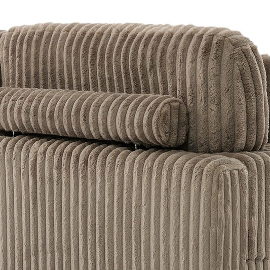 Canapé modulaire en forme de L en velours rembourré UIXE