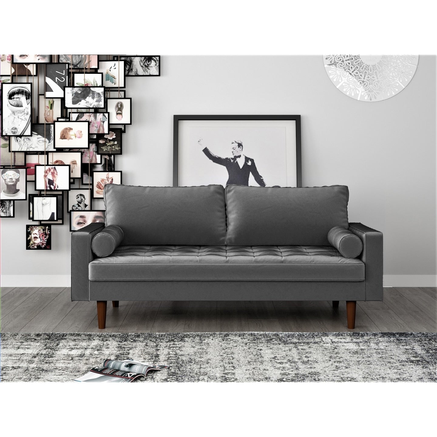 Canapé Lopez du milieu du siècle de US Pride