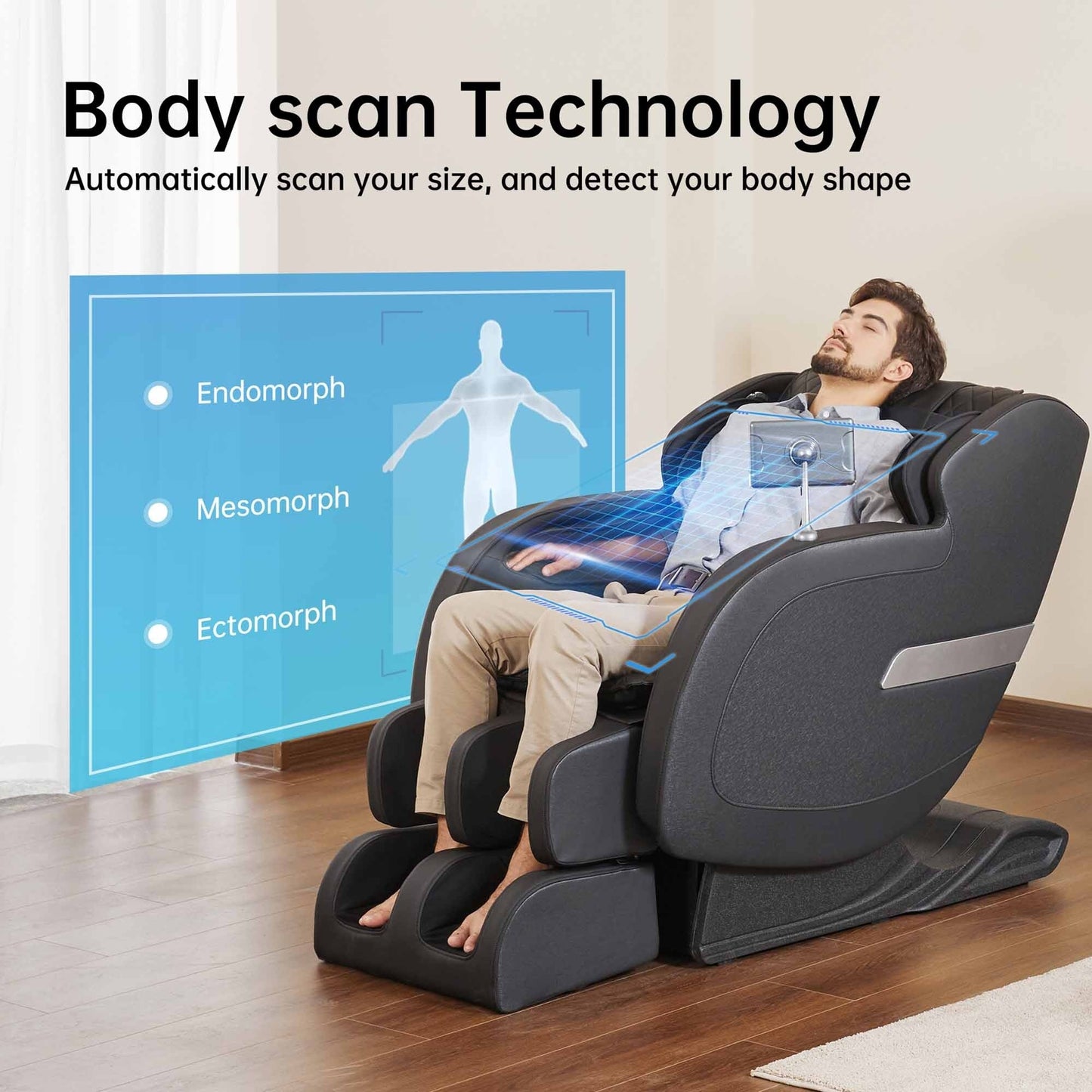 Fauteuil de massage Ukuowu Favor 05 avec gravité zéro pour tout le corps, SL Track, Body Scan et contrôle par application