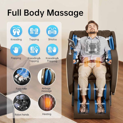 Fauteuil de massage Ukuowu Favor 05 avec gravité zéro pour tout le corps, SL Track, Body Scan et contrôle par application