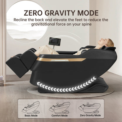 Fauteuil de massage chauffant pour tout le corps Ukuowu Favor-BS02 avec mode zéro gravité et lecteur de musique Bluetooth