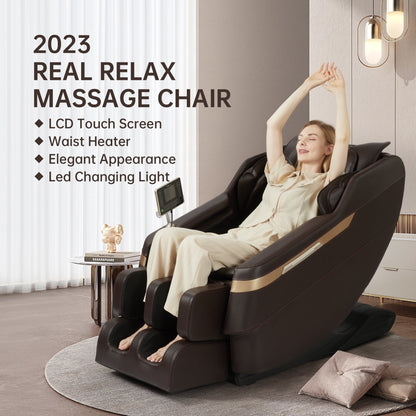 Fauteuil de massage chauffant pour tout le corps Ukuowu Favor-BS02 avec mode zéro gravité et lecteur de musique Bluetooth