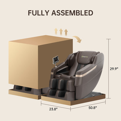 Fauteuil de massage chauffant pour tout le corps Ukuowu Favor-BS02 avec mode zéro gravité et lecteur de musique Bluetooth