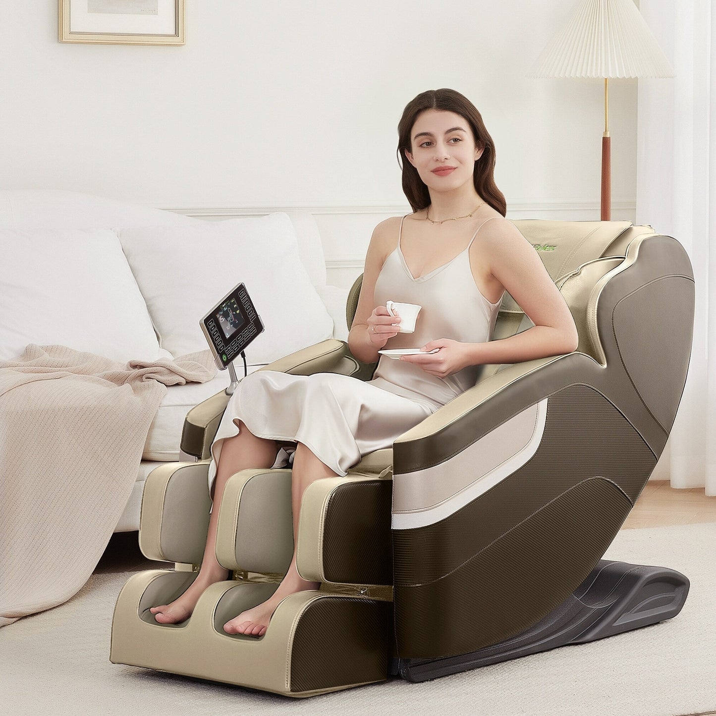 Fauteuil de massage chauffant pour tout le corps Ukuowu Favor-BS04 avec mode zéro gravité et lecteur de musique Bluetooth