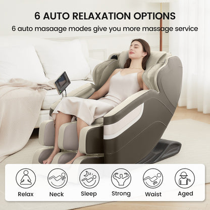 Fauteuil de massage chauffant pour tout le corps Ukuowu Favor-BS04 avec mode zéro gravité et lecteur de musique Bluetooth