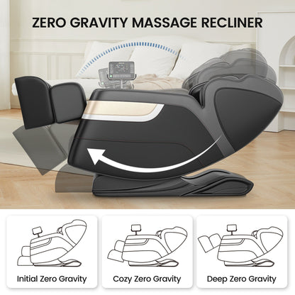 Fauteuil de massage chauffant pour tout le corps Ukuowu Favor-BS04 avec mode zéro gravité et lecteur de musique Bluetooth