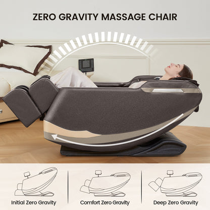 Fauteuil de massage chauffant pour tout le corps Ukuowu Favor-BS05 avec mode zéro gravité et lecteur de musique Bluetooth