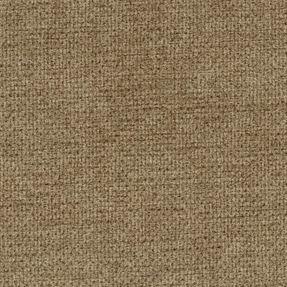 Canapé Umey, 2 coussins décoratifs, polyester marron clair moderne, bois massif