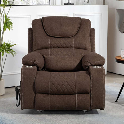 Fauteuil inclinable électrique surdimensionné à 180°, à double moteur et à commande indépendante, modèle phare amélioré