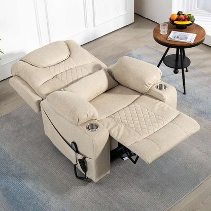 Fauteuil inclinable électrique surdimensionné à 180°, à double moteur et à commande indépendante, modèle phare amélioré