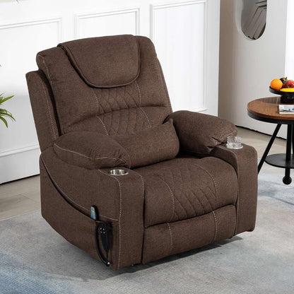 Fauteuil inclinable électrique surdimensionné à 180°, à double moteur et à commande indépendante, modèle phare amélioré