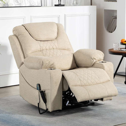 Fauteuil inclinable électrique surdimensionné à 180°, à double moteur et à commande indépendante, modèle phare amélioré