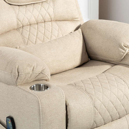 Fauteuil inclinable électrique surdimensionné à 180°, à double moteur et à commande indépendante, modèle phare amélioré