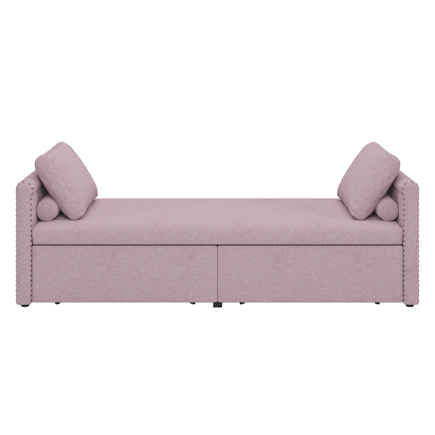 Chaise longue rembourrée avec 2 tiroirs par Harper&amp;Bright Designs