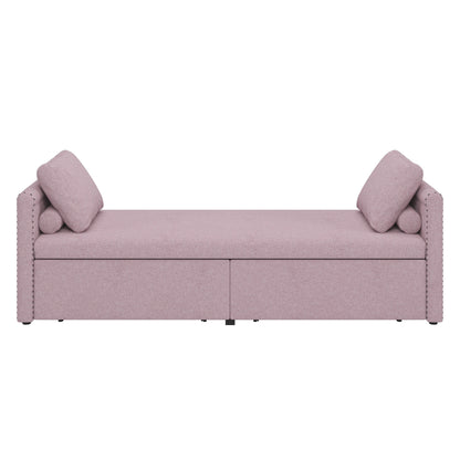 Chaise longue rembourrée avec 2 tiroirs par Harper&amp;Bright Designs