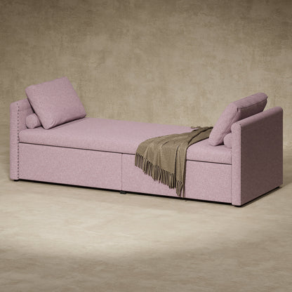 Chaise longue rembourrée avec 2 tiroirs par Harper&amp;Bright Designs